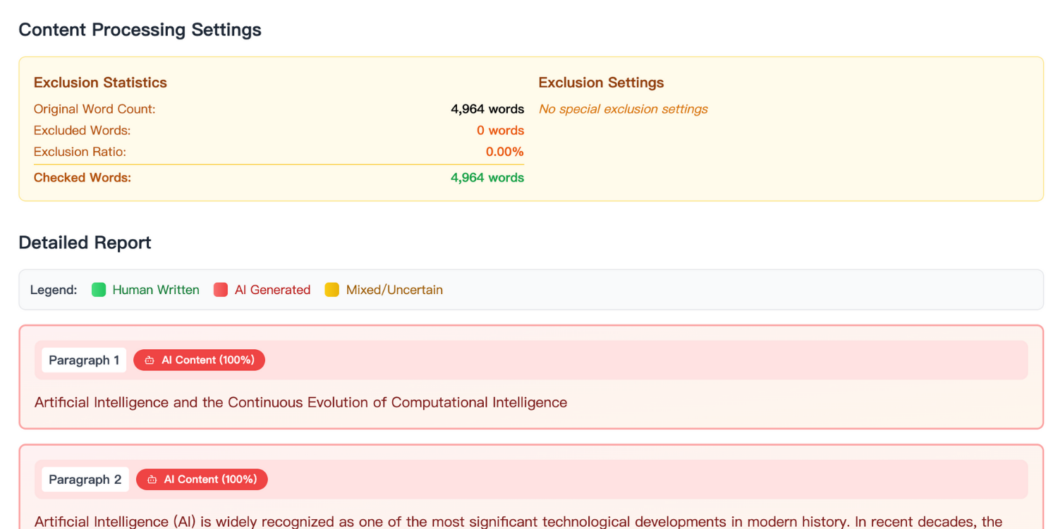 Sentence-Level Report Preview